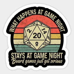 Boardgame Lovers Players Sticker